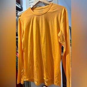 Patagonia Capilene trail cool Long Sleeve shirt in sunny d orange EUC